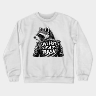 Rebel Raccoon: Streets & Scraps Crewneck Sweatshirt